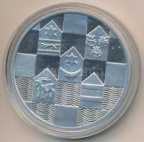 Horvátország 1995. 150K Ag "Függetlenség 5. évfordulója" T:PP Tanúsítvánnyal dísztokban!
C...