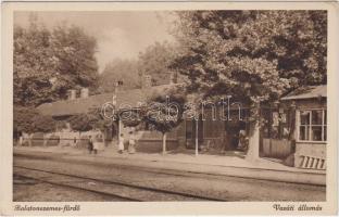 Balatonszemes-fürdő, vasútállomás