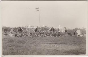 Hungarian scout camp photo