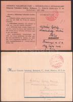 1947 2 db Cionista Választási Szövetség és Választási Párt 2 db propaganda nyomtatványa