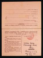 1947 2 db Cionista Választási Szövetség és Választási Párt 2 db propaganda nyomtatványa