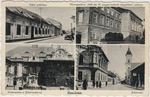 Komárom, Jókai szülőháza, utca és szobor, Kultúrpalota, Vármegyeháza / street, statue, Cultural palace, county hall
