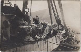 1915 SMS Balaton, Navy officers on board photo (EK)