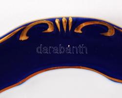 Zsolnay Pompadour süteményes készlet, kézzel festett, jelzett, hibátlan