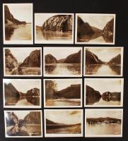 A Kazán-szoros és Orsova, feliratozva, 12 db fotó, 9x7 cm