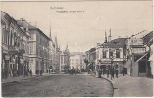 Kolozsvár, Wesselényi utca, Herman Gyula és Legman Samu és Klein R. és társa üzlete / street, shops