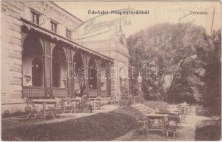 Püspökfürdő, Terasz / terrace (EK)