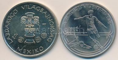 1982. 100Ft "Labdarúgó Világbajnokság" + 1985. 100Ft "Mexikói Labdarúgó VB" T:BU