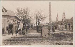 Zsablya, utca, Bernhard Lipót vas és vegyeskereskedése / street, shop