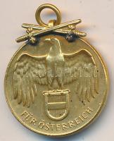 Ausztria 1932. "Háborús Emlékérem 1914-1918" Br kitüntetés miniatűrje Szign.: Grienauer T:2- Austria 1932. "Great War Commemorative Medal 1914-1918" miniature. Sign: Grienauer C:VF