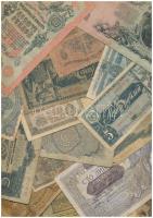 27db régi vegyes külföldi bankjegy T:vegyes 27pcs of old mixed banknotes C:mixed