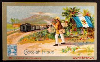 Chocolat Klaus litho kártya / Chocolat Klaus litho card