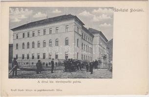 Déva, Királyi Törvényszéki palota, kiadja Kroll Gyula / Palace of Justice