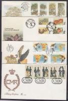 4 diff. sets on 4 FDC, 4 klf sor 4 FDC
