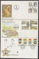 5 diff. sets on 5 FDC, 5 klf sor 5 FDC