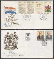 1984 5 klf sor Mi 642-645 + 651-664 5 FDC