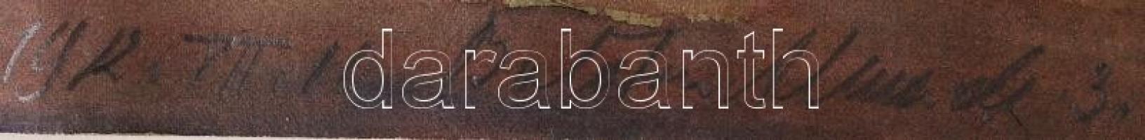 Entz jelzéssel: Balaton felvidék. Akvarell, papír, 30×42 cm