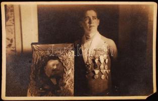 1936 Erős György díjnyertes kerékpár versenyző fotó 14x9 cm