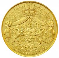 Belgium 2003. "Baldvin 1930-1993" Au emlékérem dísztokban tanúsítvánnyal (11g/0.750/30mm) ...