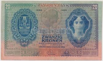 1907. 20K T:restaurált