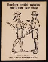 1939 Lengyel-Magyar cserkésztalálkozó nyomtatvány / Polish-Hungarian scout meeting booklet