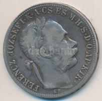 1886KB 1Ft Ag "Ferenc József / Barokk címer" T:2-,3