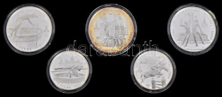 Szovjetunió 1978. 5R Ag (2xklf) "Magasugrás, Díjlovaglás" + 1978-1979. 10R Ag (3xklf) &quo...