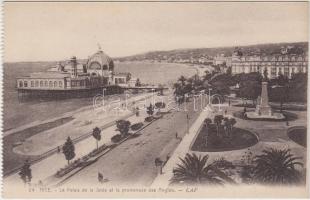 Nice, Nizza; Le Palais de la Jetée et la promenade des Anglais
