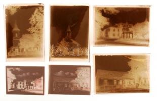 cca 1930-1940 Iharos látványosságai, fotólap, fotók és fotónegatívok