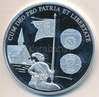 DN "A magyar pénz krónikája - Cum Deo pro Patria et Libertate" Ag emlékérem (20g/0.999/38,...