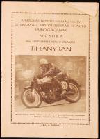 1956 Magyar motorosverseny programfüzete