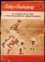 1953 Az Aranycsapat legendás 6:3-as meccséről tudósító újság különszáma