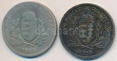 1926-1939. 1P Ag (2x) T:2,2-,3