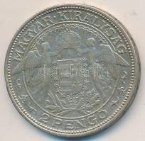 1929. 2P Ag "Madonna" T:2- Unger: 1511., Adamo P7.