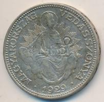 1929. 2P Ag "Madonna" T:2-
Unger: 1511., Adamo P7