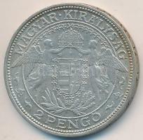 1939. 2P Ag "Madonna" T:2,2- Unger: 1511., Adamo P7.