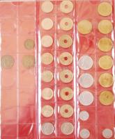 Spanyolország ~1870-1990. Vegyes fémpénz gyűjtemény 4 db berakólapon albumba rendezve T:vegyes
Spain...