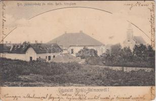 Királyhelmec, Kir. járásbíróság, katolikus templom / court, catholic church (fl)