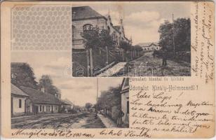 Királyhelmec, Társulati hivatal, kórház, Fő utca / community house, hospital, main street (fl)