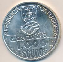 Portugália 1999INCM 1000Esc Ag "Az atlanti-óceáni hajózás milleniuma" T:BU Portugal 1999INCM 1000 Escudos Ag "Millennium of Atlantic Sailing" C:BU