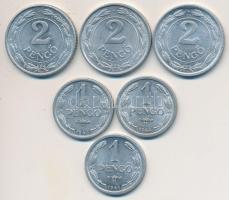 1941-1944. 1P (3x) + 1941-1943. 2P (3x) T:2