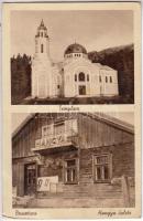 Brusztura, Templom és Hangya üzlet / church, cooperative (fa)