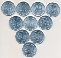 1981-1990. 50f (10xklf) T:1-