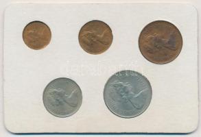 Nagy-Britannia 1968-1971. 1/2P, 1P, 2P, 5P, 10P sor eredeti tokban T:1
Great Britain 1968-1971. 1/2 ...