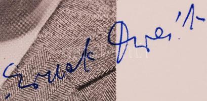 Ernst Breit (1924-2013) német szakszervezeti funkcionárius aláírása levelezőlapon