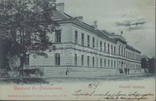 1899 Székesfehérvár, honvéd laktanya; Kaufman F. kiadása