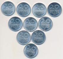 1971-1980. 20f (10xklf) T:1,1-,2