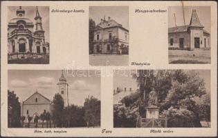 Tura, Schlossberger kastély, Hangya, Községháza (EK)