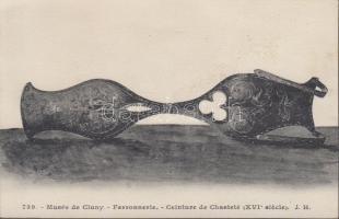 Chastity belt in the museum of Cluny, Paris
