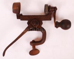 Fém vadásztöltény készítő szerkezet, 15x12 cm